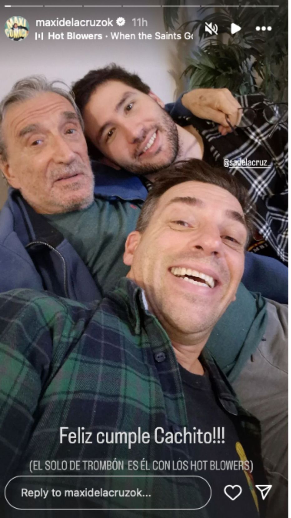 Foto: Historias de Instagram/ @maxidelacruzok