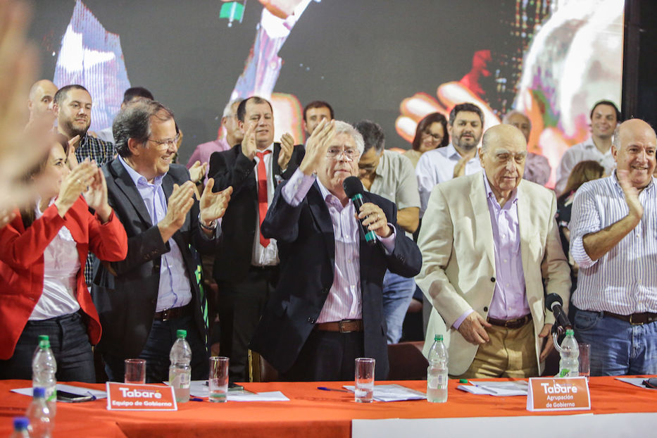 Tabaré Viera lanza su precandidatura, diciembre 2023. Foto: Gastón Britos / FocoUy