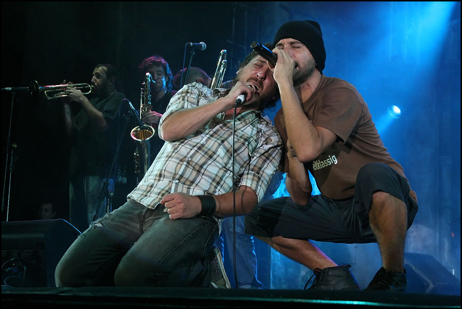 Foto: Libertinus Yomango - La Vela Puerca, segundo día de presentación en el Teatro de Verano, Montevideo (2005)