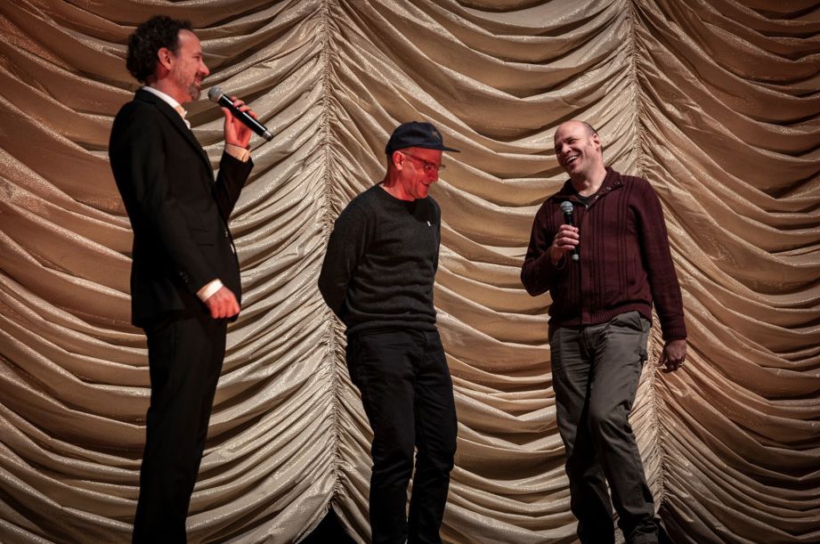 David y Nathan Zellner presentando Sasquatch Sunset en la Berlinale