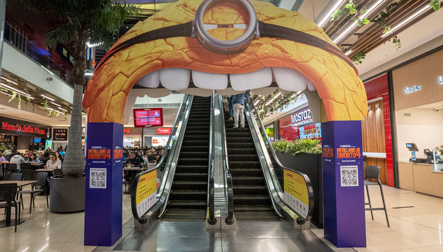 Los Minions invadieron Nuevocentro Shopping en el avant premiere de su nueva película