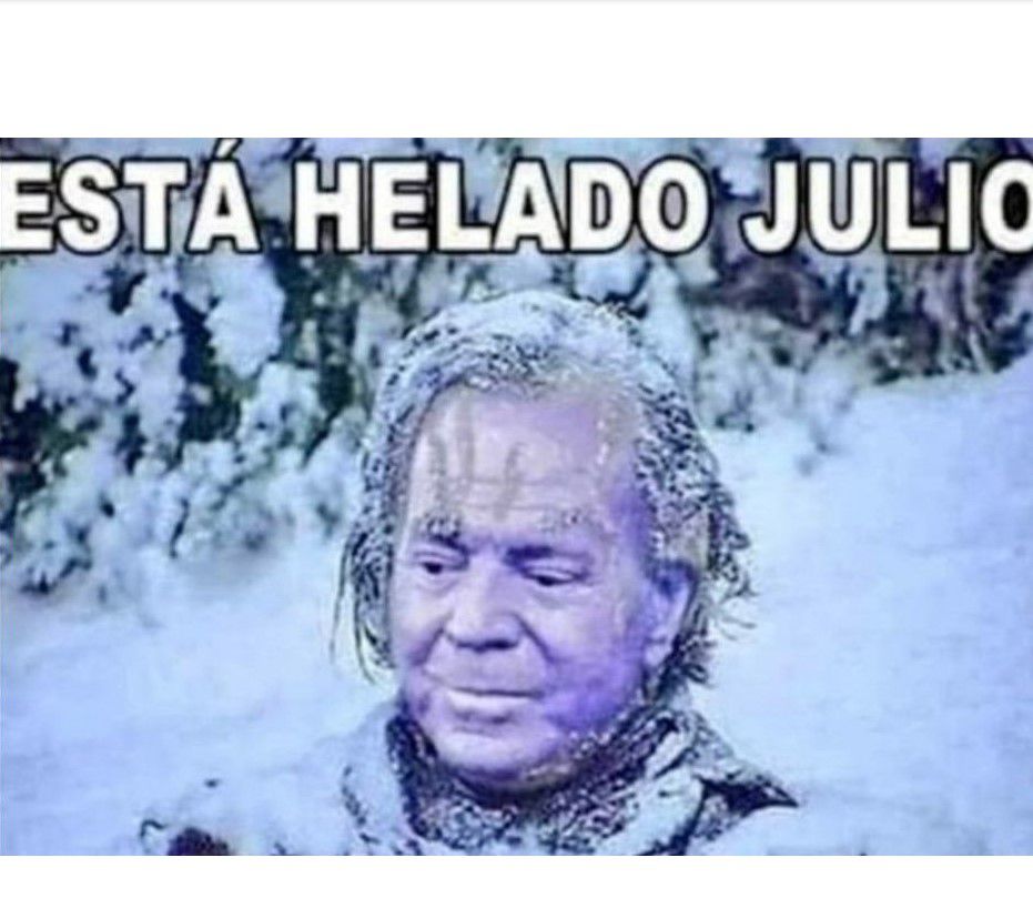 Julio viene con frío