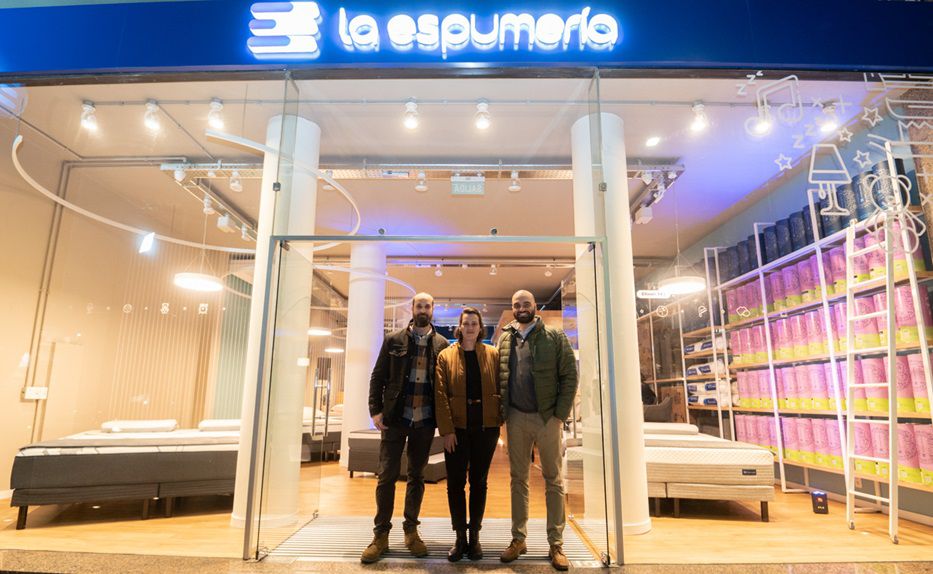 Los arquitectos Agustín Dupuy, Florencia Paredes y Diego Solís de la empresa constructora Bauten. Foto: Javier Noceti