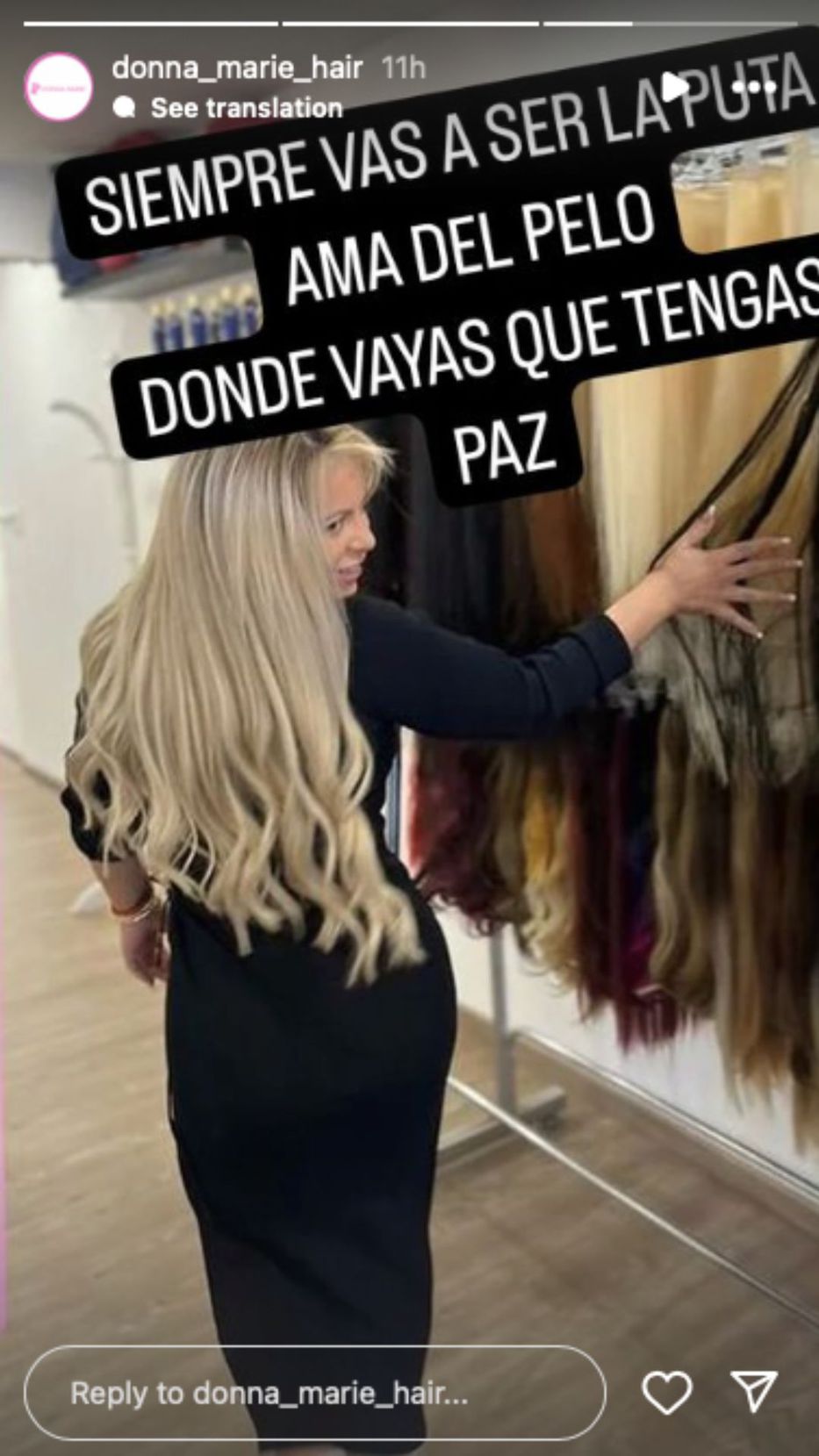 Foto: Historias de Instagram/ @donna_marie_hair