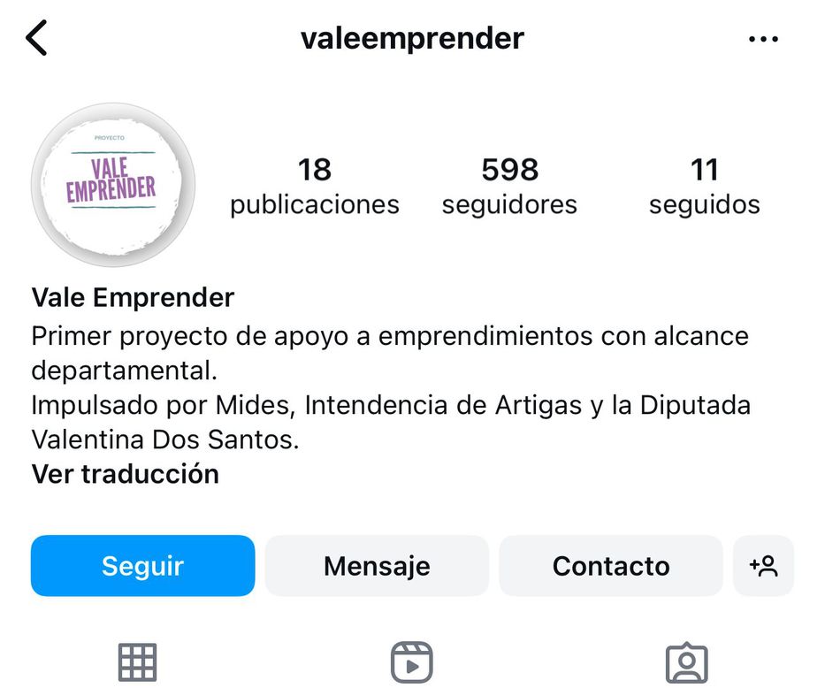 Foto: captura de Instagram / @valeemprender