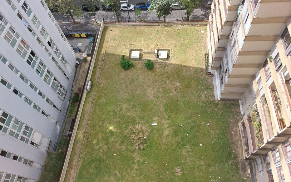 Vista desde la ventana de la casa de Enzo. Foto: Le Parisien