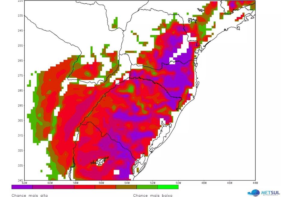 Posibilidad de heladas el miércoles