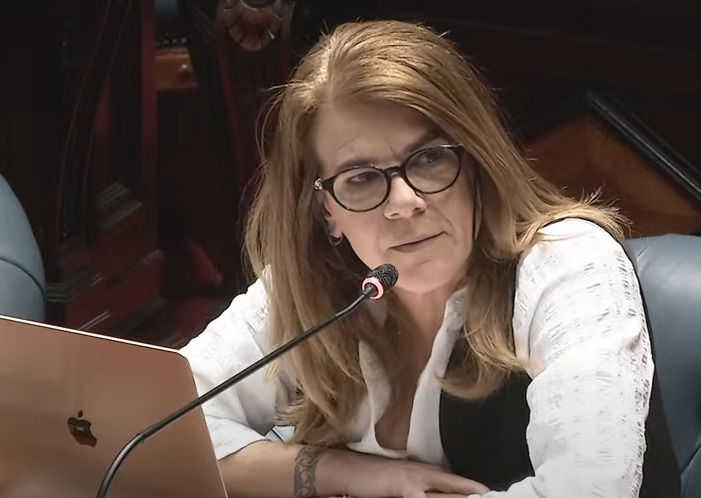 Silvia Nane en interpelación del FA a Mides e INAU. Foto: Parlamento