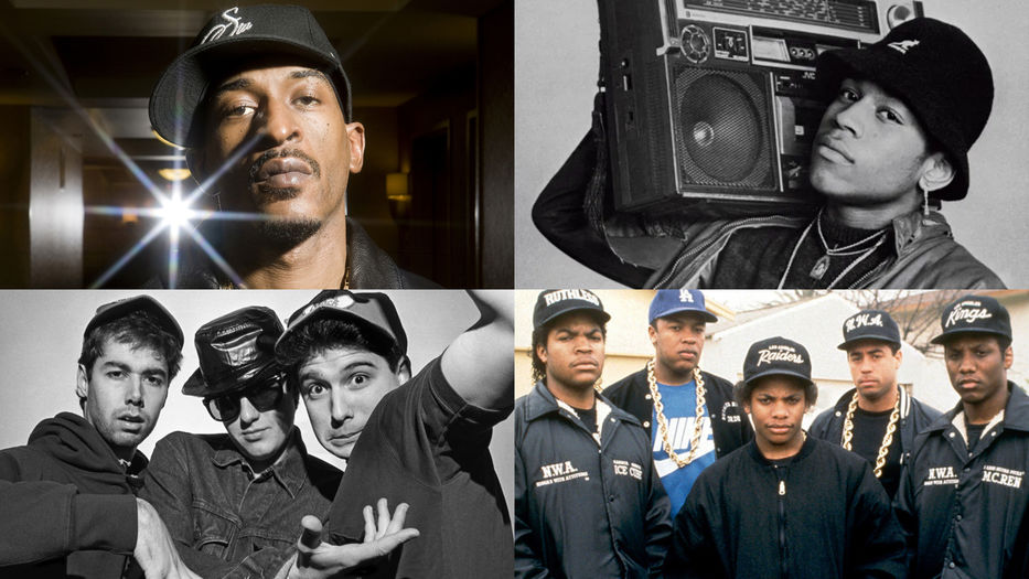 Rakim, LL Cool J, The Beastie Boys y N.W.A.