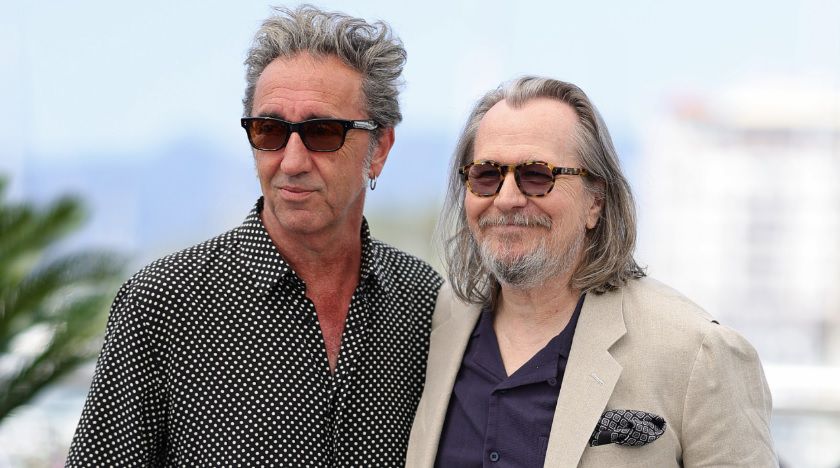 Paolo Sorrentino y Gary Oldman en el Festival de Cannes 2024