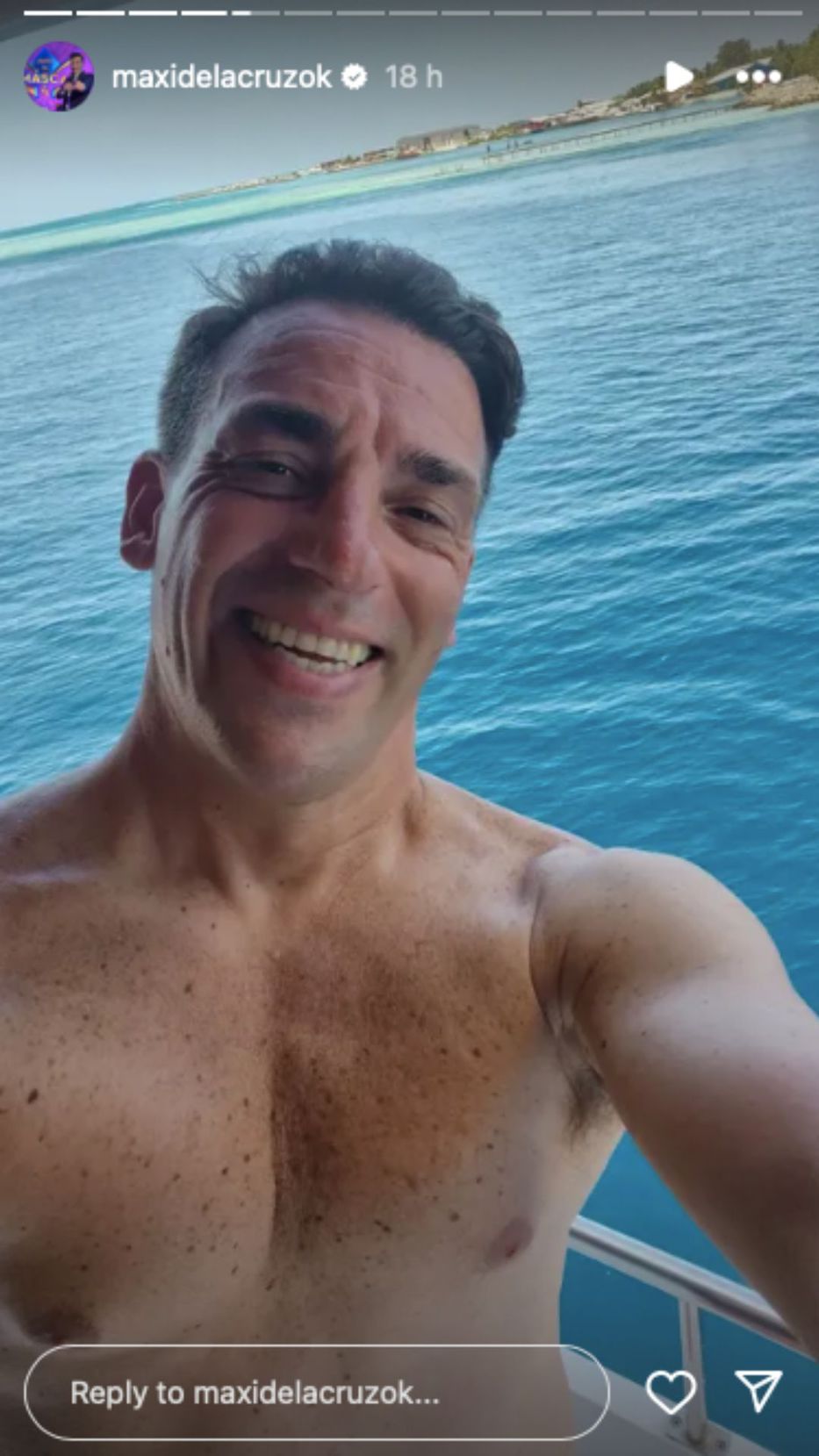 Foto: Historias de Instagram/ @maxidelacruzok