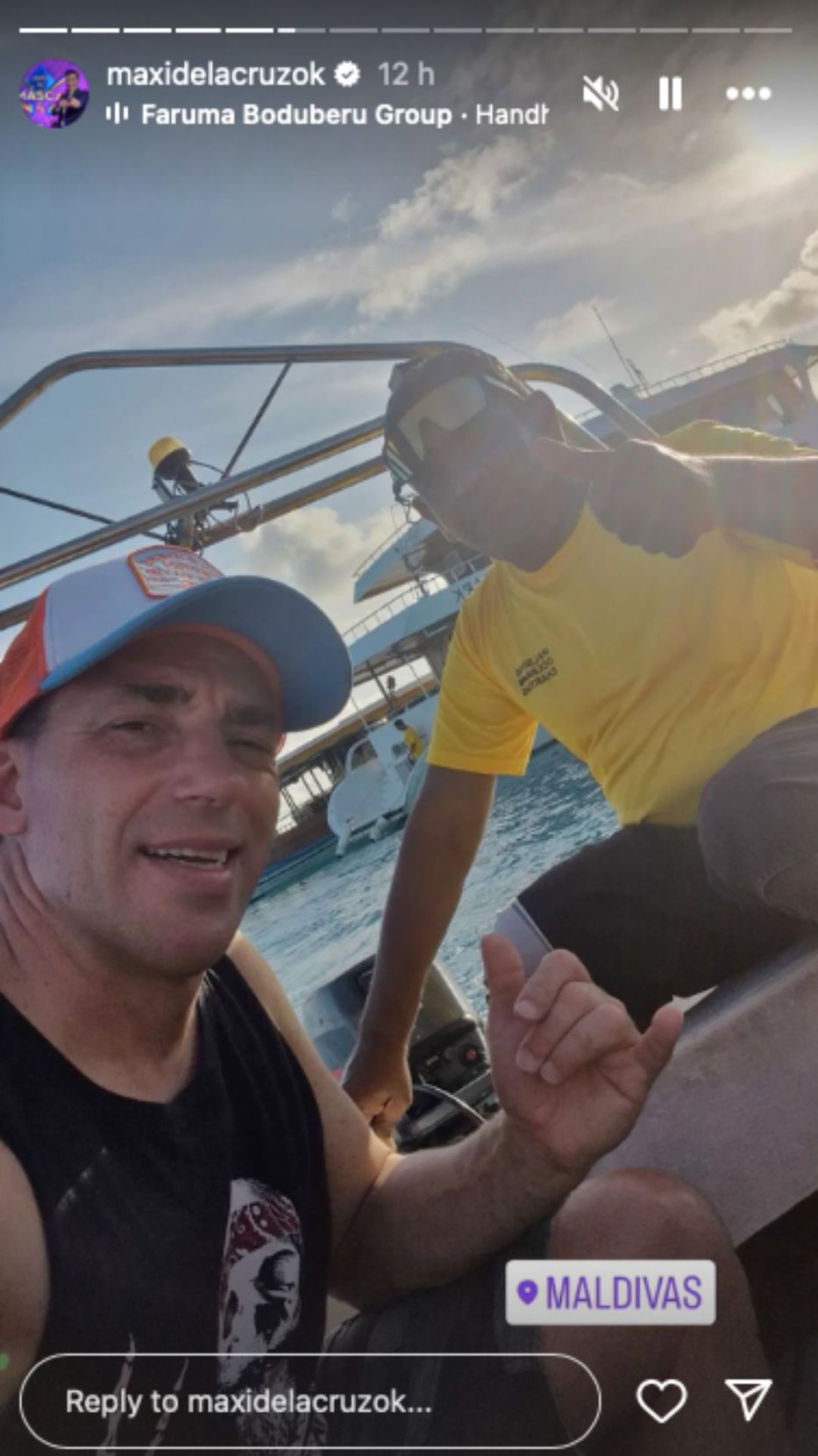 Foto: Historias de Instagram/ @maxidelacruzok