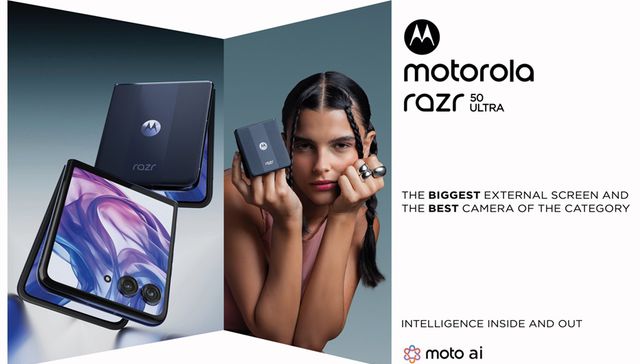 El nuevo motorola razr 50 ultra llega a Uruguay: gran diseño y potentes funciones de IA