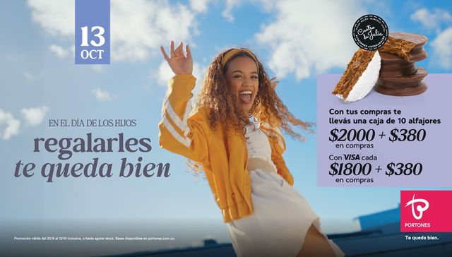 El 13 de octubre se celebra el Día de los Hijos y Portones te trae un regalo muy dulce