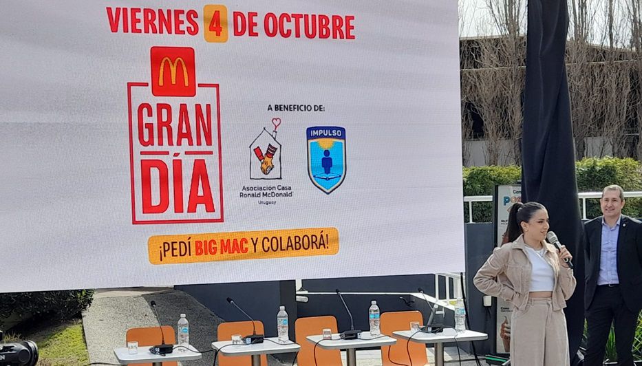 Luana Persíncula y Pablo Díaz. Foto: Montevideo Portal