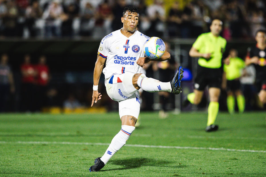 Rodríguez el 1º de setiembre, en su último partido antes de sumarse a la selección. Foto: Letícia Martins / EC Bahia