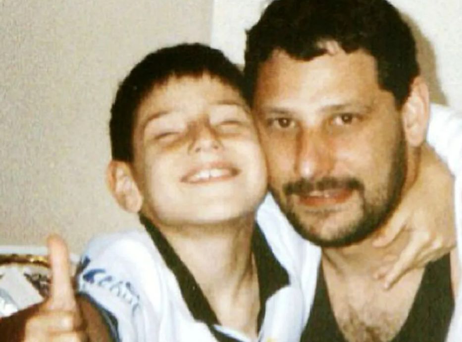 Paulo junto a su padre, Paulo Airton