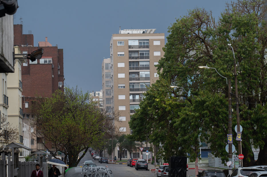 Tormenta en Montevideo. Foto: Javier Noceti / Montevideo Portal