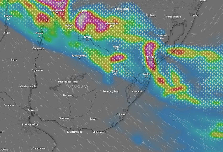 Modelo ECMWF: miércoles a las 05:00 horas