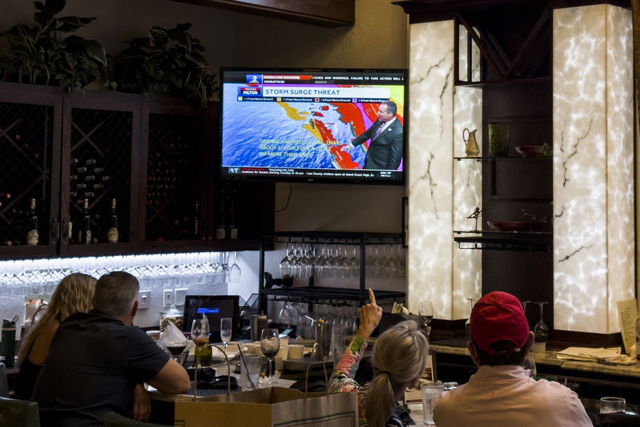 Así se prepara Florida para Milton. Foto: CHANDAN KHANNA / AFP