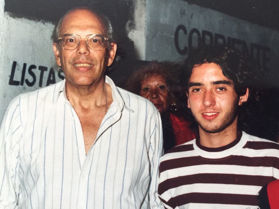 Martín Pérez Banchero y Jorge Batlle. Foto: cedida a Montevideo Portal