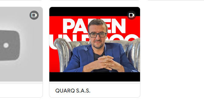 Foto: captura perfil de Quarq SAS en el Centro de Transparencia Publicitaria de Google