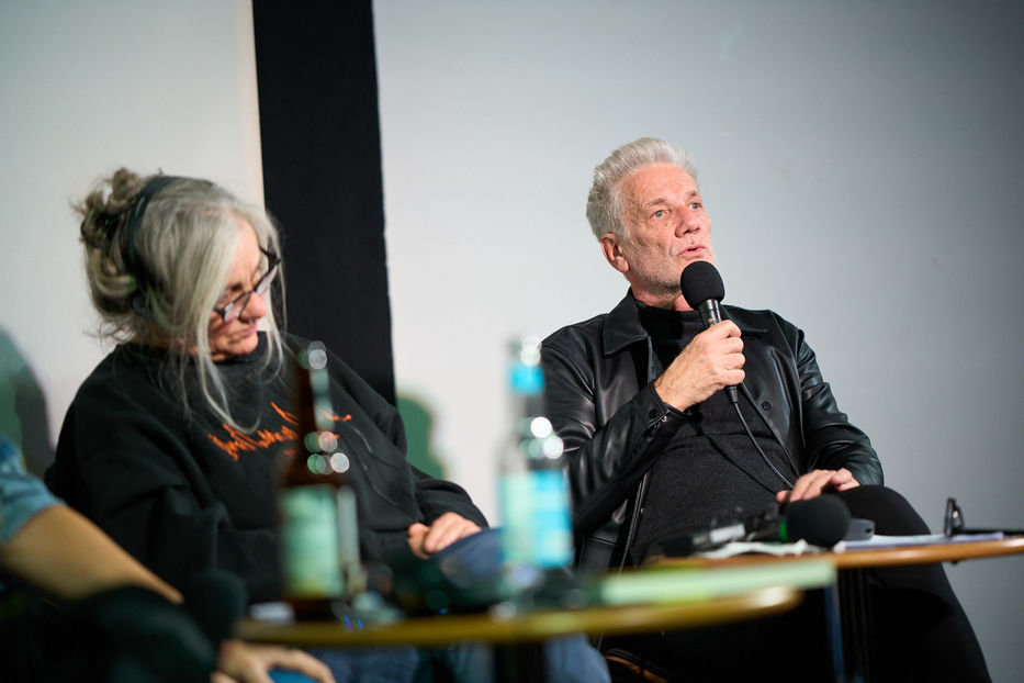 Alice Creischer y Alan Pauls. Foto: Pablo Hassman