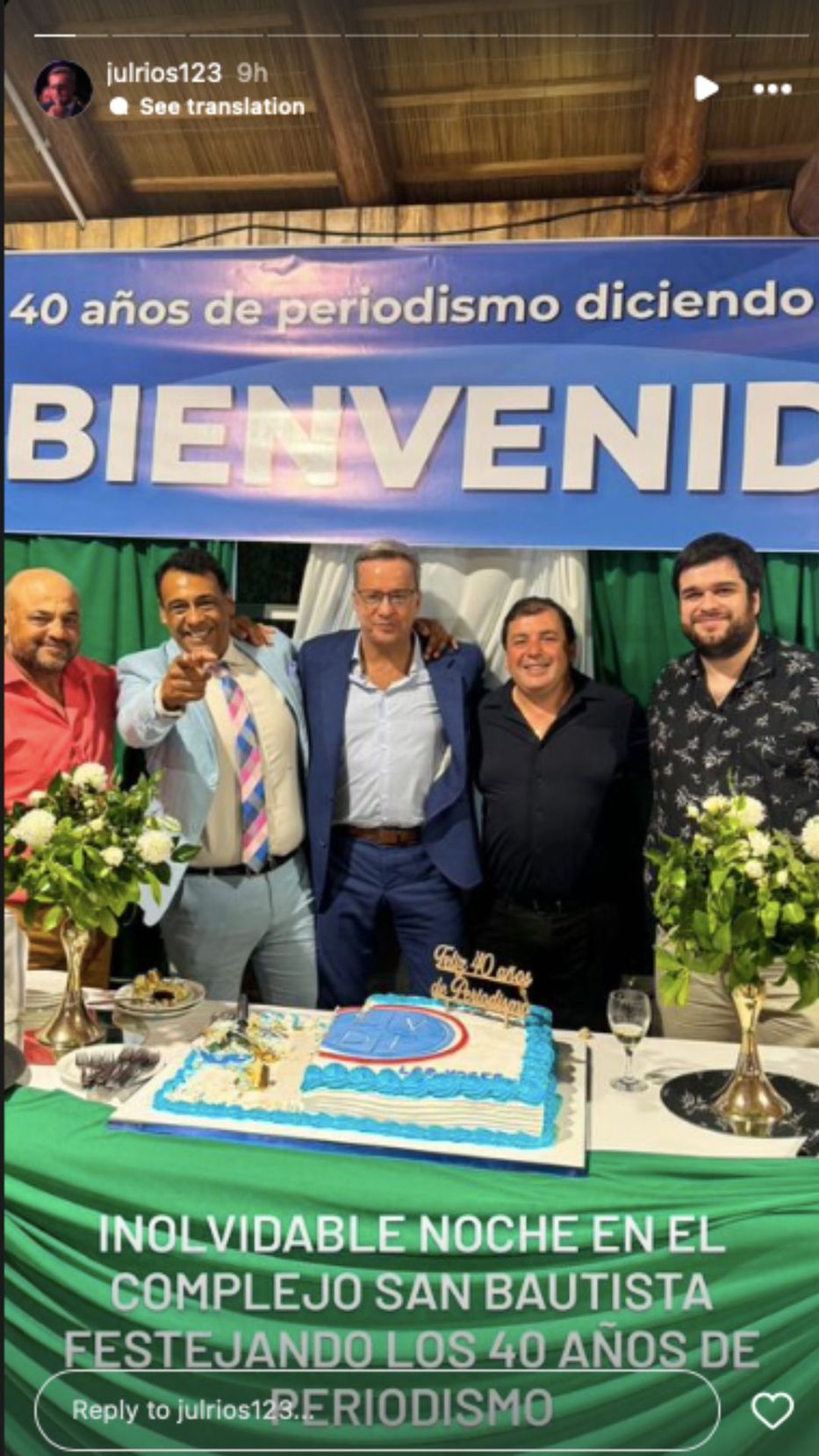 Foto: Historias de Instagram/ @julrios123