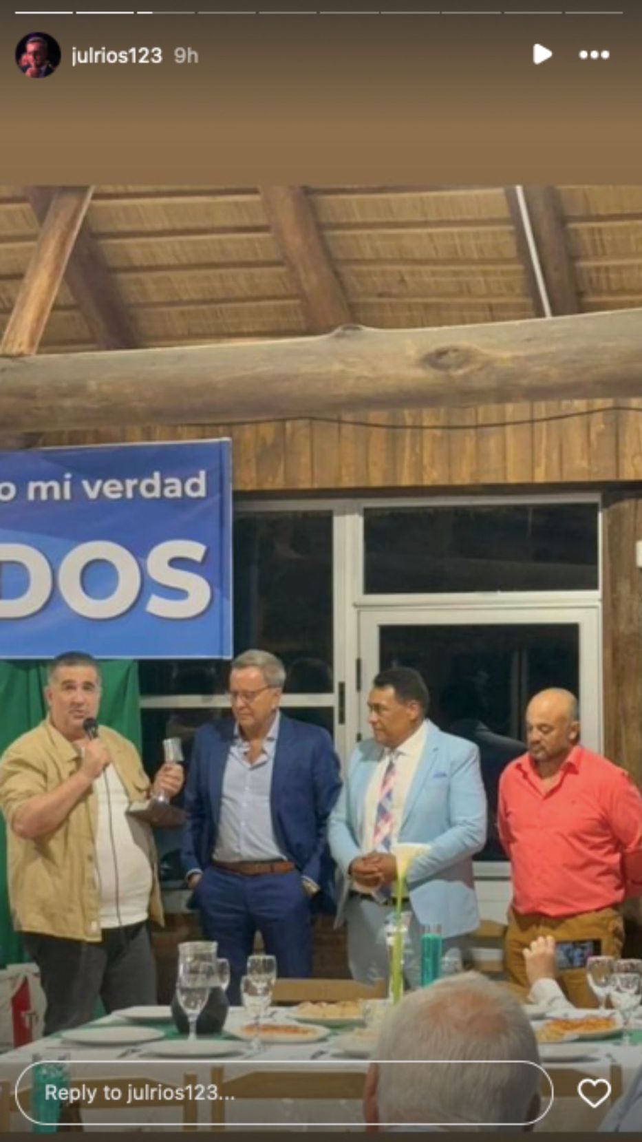 Foto: Historias de Instagram/ @julrios123