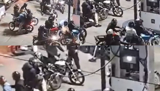 Ella imputó a jóvenes motorizados
