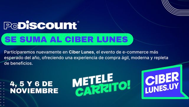 Pc Discount dice “presente” por segunda vez en el Ciberlunes de Uruguay