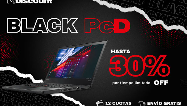 Pc Discount se suma al Black Friday 2024 con descuentos de hasta 30 %