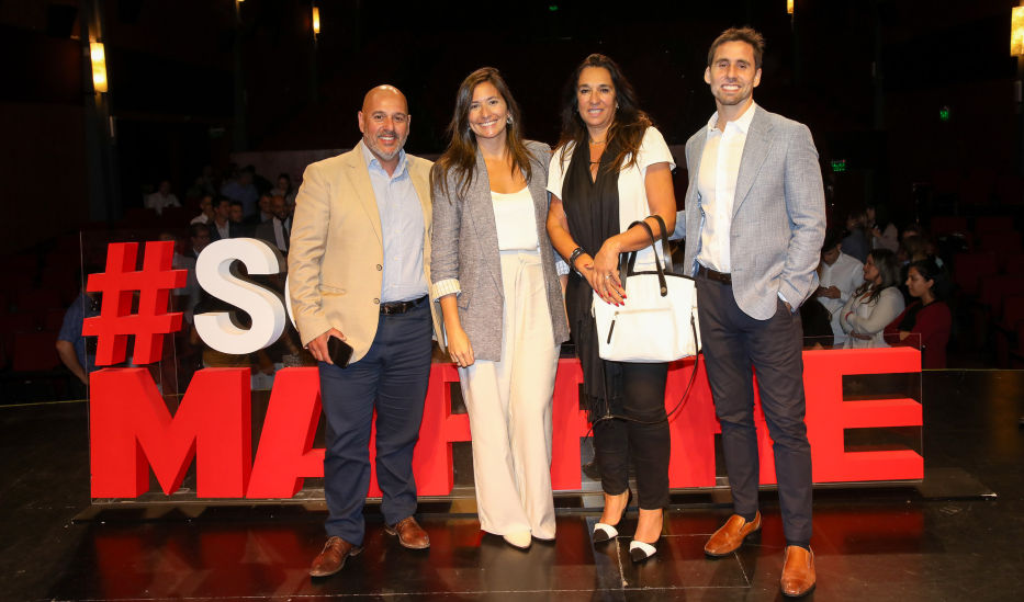 Martin Domínguez, Valentina Varela, Viviana Fernández y Francisco Navarro. Foto: cedida a Montevideo Portal