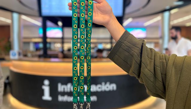 El Aeropuerto de Carrasco adopta programa global de collar de Girasoles