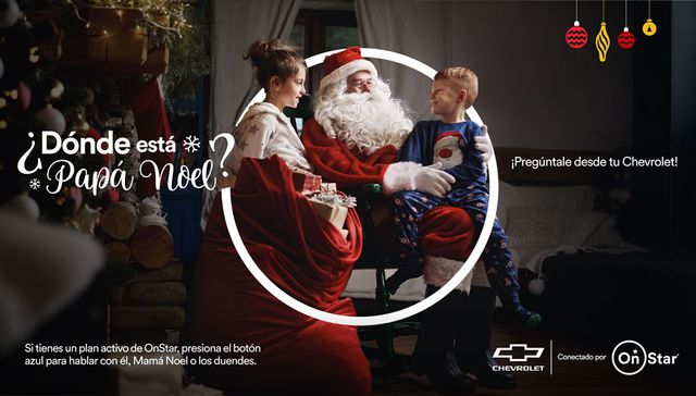 En esta Navidad, con la magia de OnStar, podés saber en dónde está Papá Noel