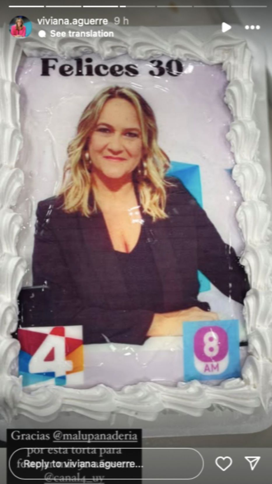 Foto: Historias de Instagram/ @viviana.aguerre
