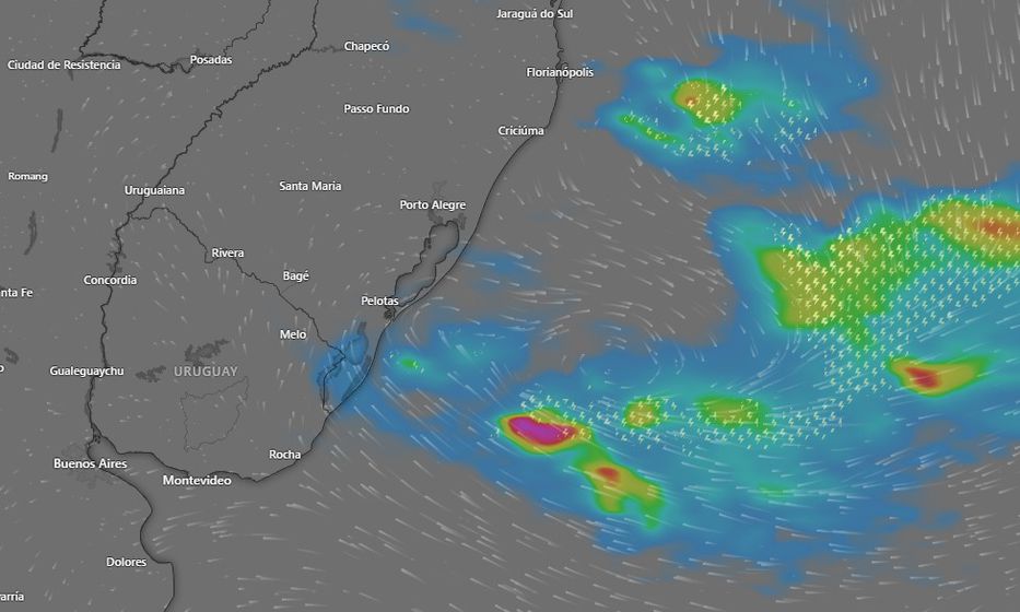 Previsión del modelo Icon para las 03:00 del martes