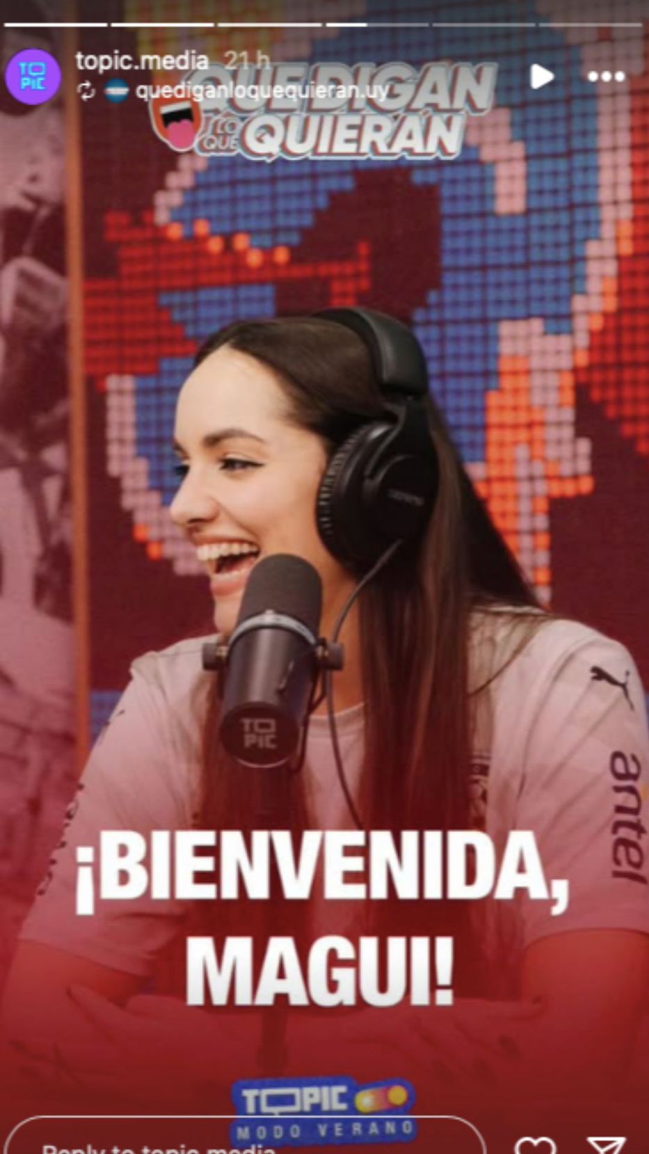 Foto: Historias de Instagram/ @topic.media