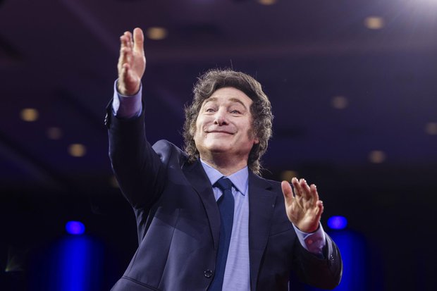 Javier Milei. Foto: EFE / EPA / Jim Lo Scalzo