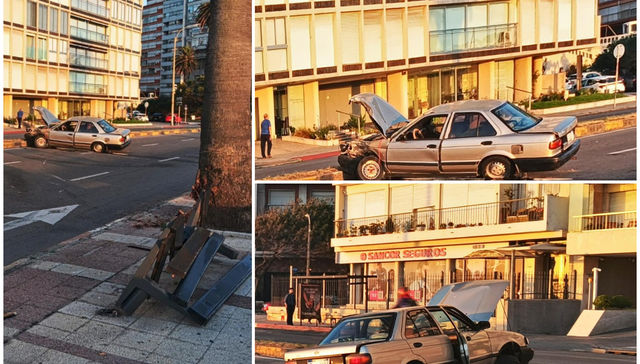 Choque con vista al mar