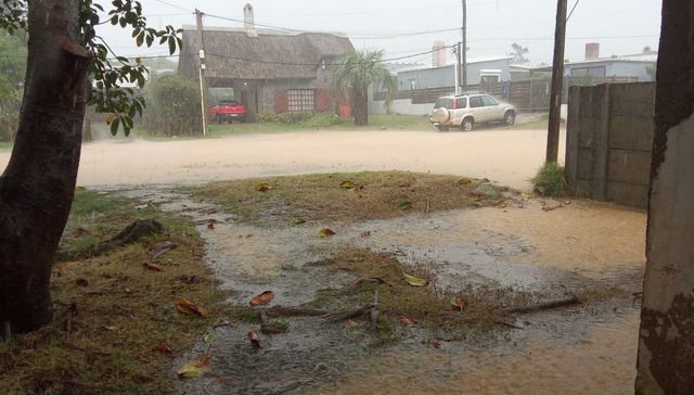 Ceremonia durante la tormenta