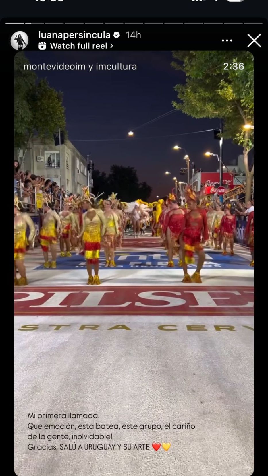 Foto: Instagram/ @luanapersincula