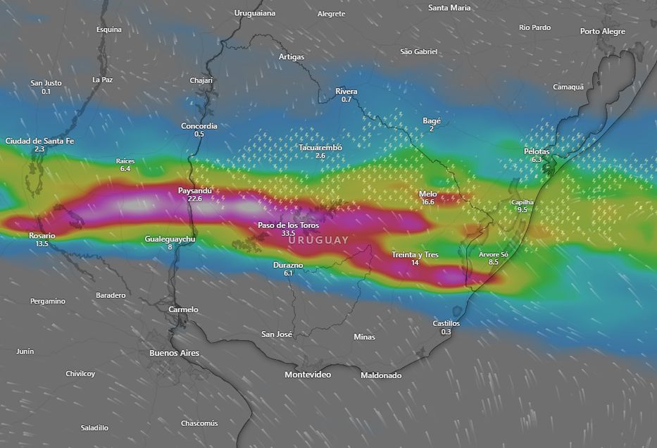 Uruguay, el país tropical