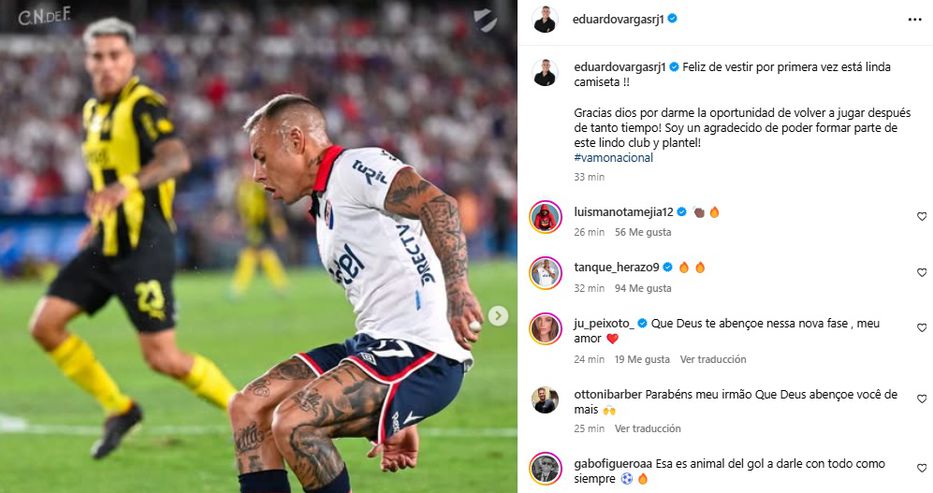 Instagram Eduardo Vargas