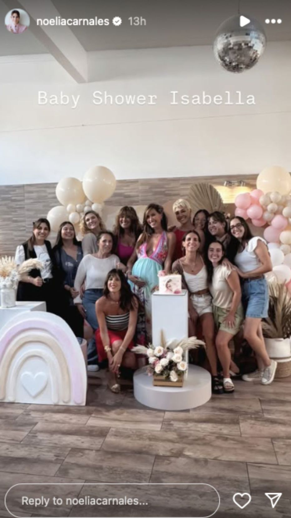 Foto: Historias de Instagram/ @noeliacarnale