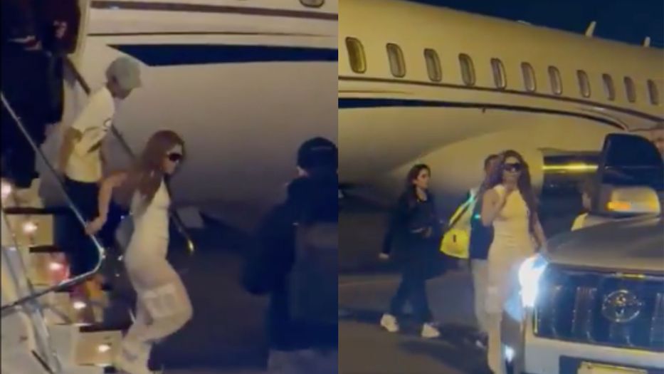 Sin bicicleta, pero en avión