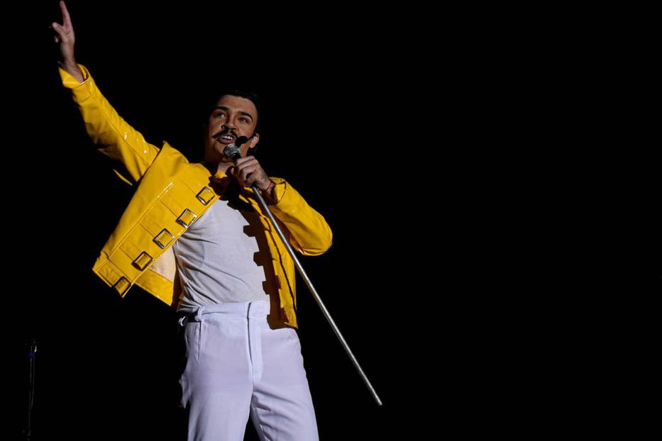 Silvera y su caracterización de Freddie Mercury. Foto: Archivo 2024