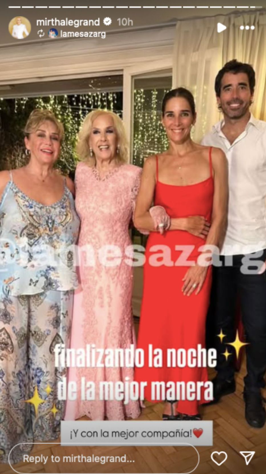 Foto: Historias de Instagram/ @mirthalegrand