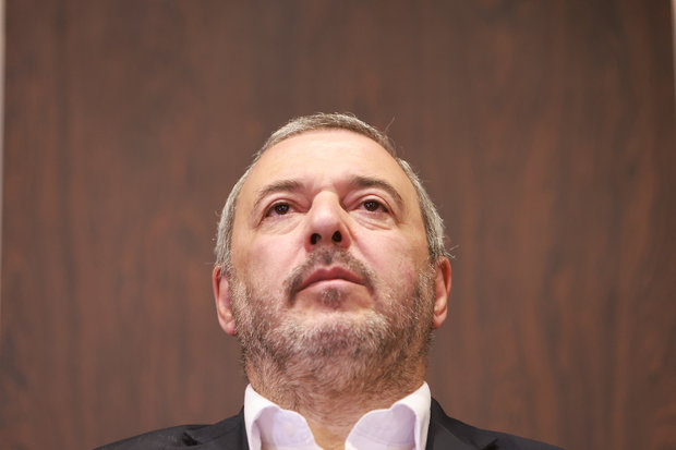 Mario Bergara en el lanzamiento de su candidatura. Foto: Gastón Britos / Focouy
