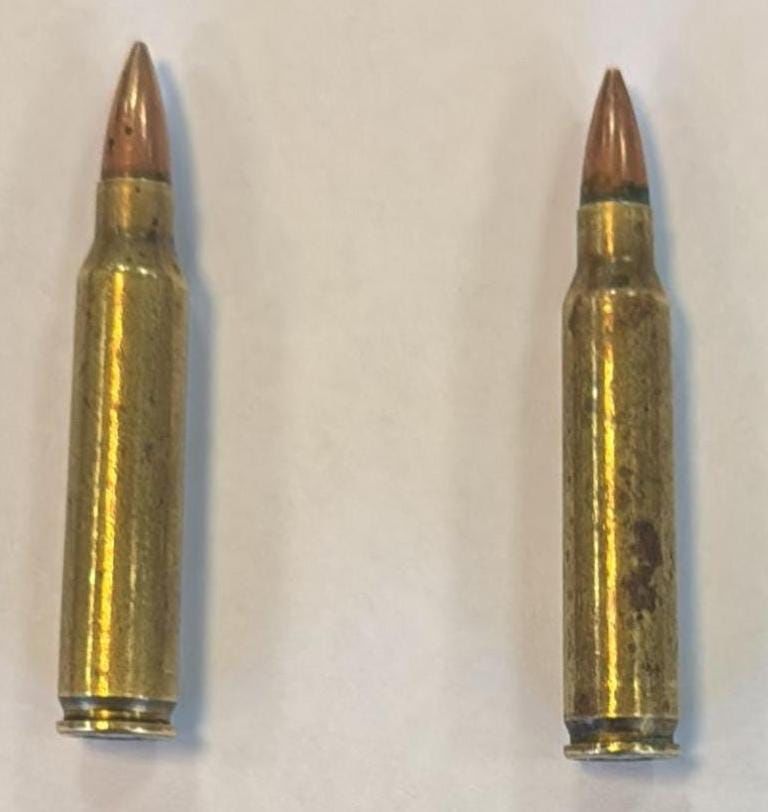 Municiones incautadas por la Policía. Foto: cedida a Montevideo Portal.